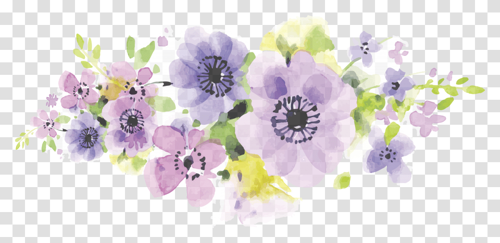 Lavender Watercolor 1 Image Background Purple Flower Clip Art, Plant, Blossom, Graphics, Floral Design Transparent Png