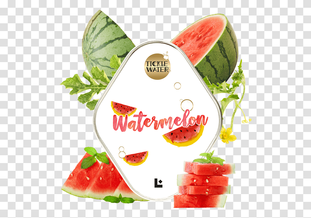Lavit Tickle Water Watermelon Sparkling Water Capsule Strawberry, Plant, Fruit, Food, Birthday Cake Transparent Png
