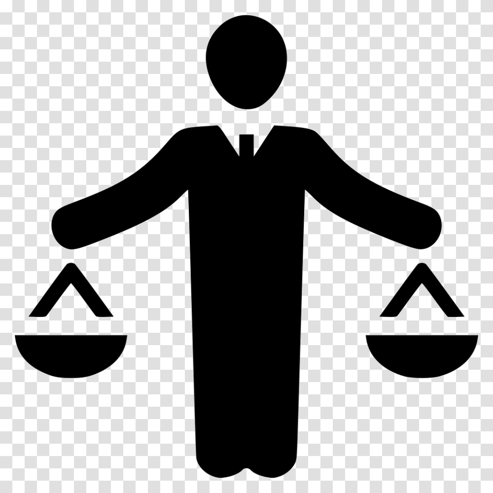 Law Icon Free Download, Stencil, Person, Human Transparent Png