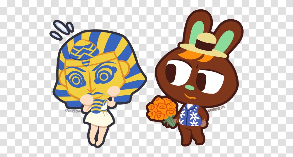 Lawlzy O Harein The King Tut Mask Nobody Can See You Animal Crossing Lawlzy, Apparel, Plant, Food Transparent Png