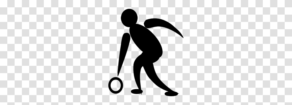 Lawn Bowler Full Silhouette Clip Art, Gray, World Of Warcraft Transparent Png
