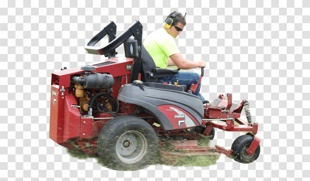 Lawn Care Mowing The Lawn, Person, Wheel, Machine, Lawn Mower Transparent Png