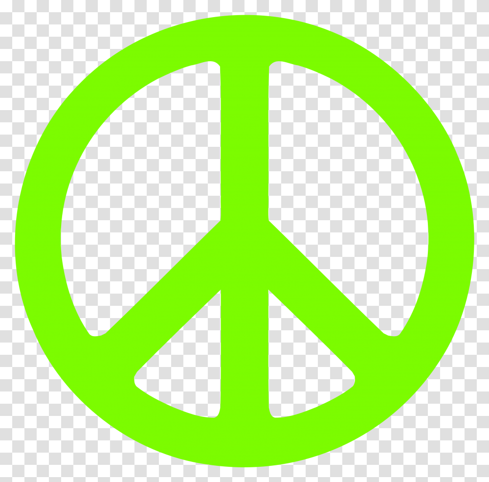 Lawn Green Peace Symbol 1 Scallywag Peacesymbol Peace Symbol In Green, Sign, Logo, Trademark Transparent Png