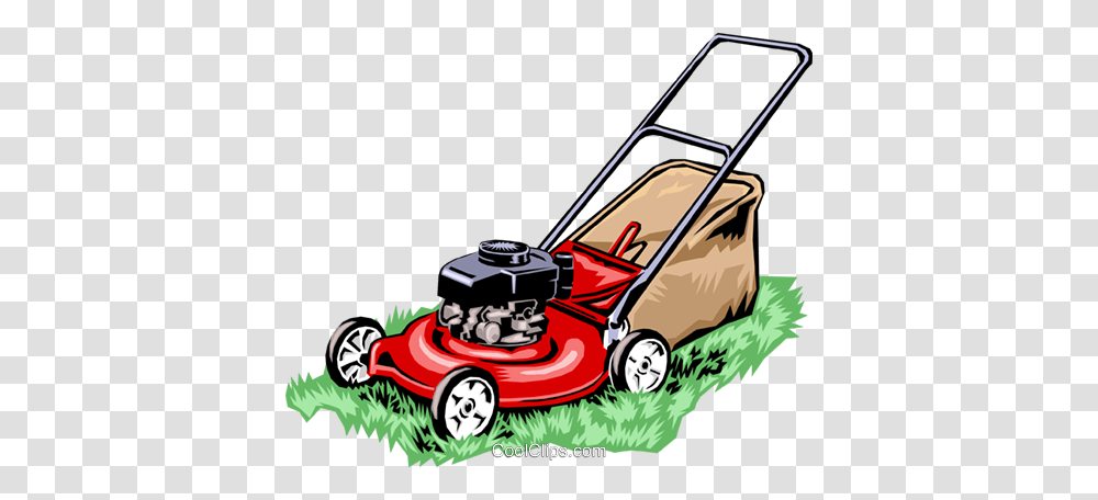 Lawn Mower Royalty Free Vector Clip Art Illustration, Tool, Wheel, Machine, Spoke Transparent Png