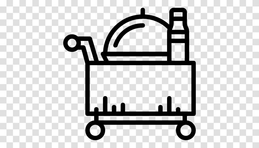 Lawn Mower, Tool, Stencil, Shopping Cart Transparent Png