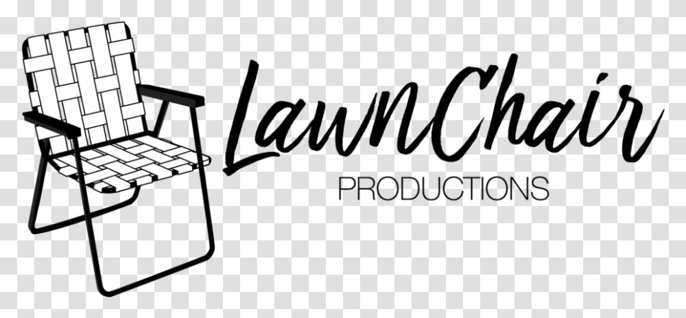 Lawnchair Productions Lawn Chair, Text, Outdoors, Gray, Symbol Transparent Png