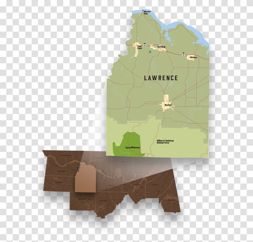 Lawrence County Alabama Atlas, Map, Diagram, Plot Transparent Png