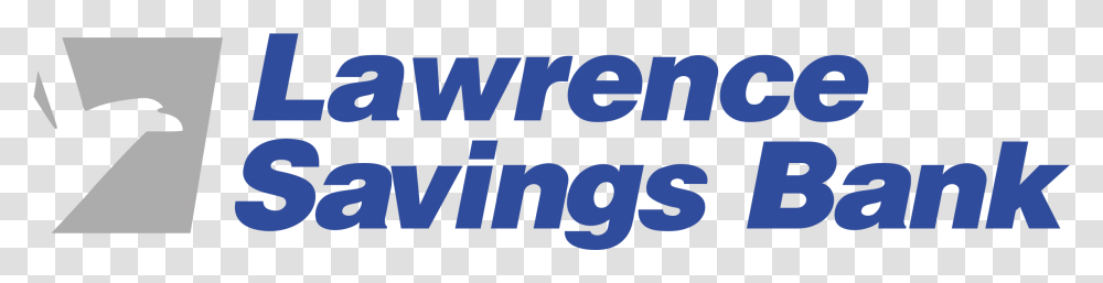 Lawrence Savings Bank Logo Electric Blue, Word, Alphabet, Urban Transparent Png