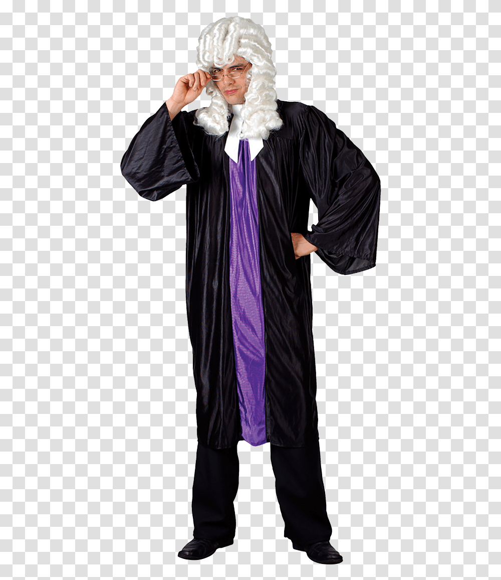 Lawyer Costume Background Judges Outfit, Apparel, Robe, Fashion Transparent Png