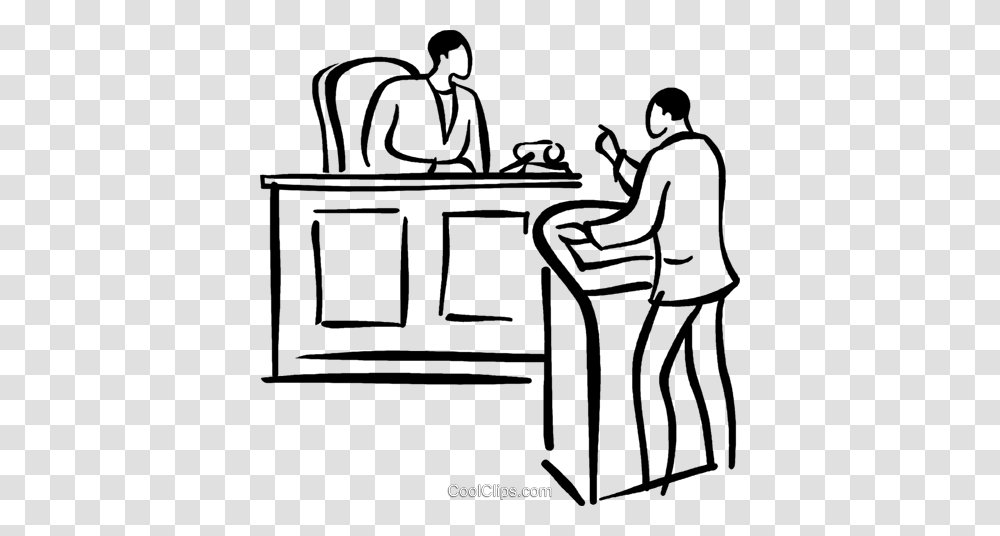 Lawyer Presenting His Case Royalty Free Vector Clip Art, Jury, Photography, Washing, Standing Transparent Png