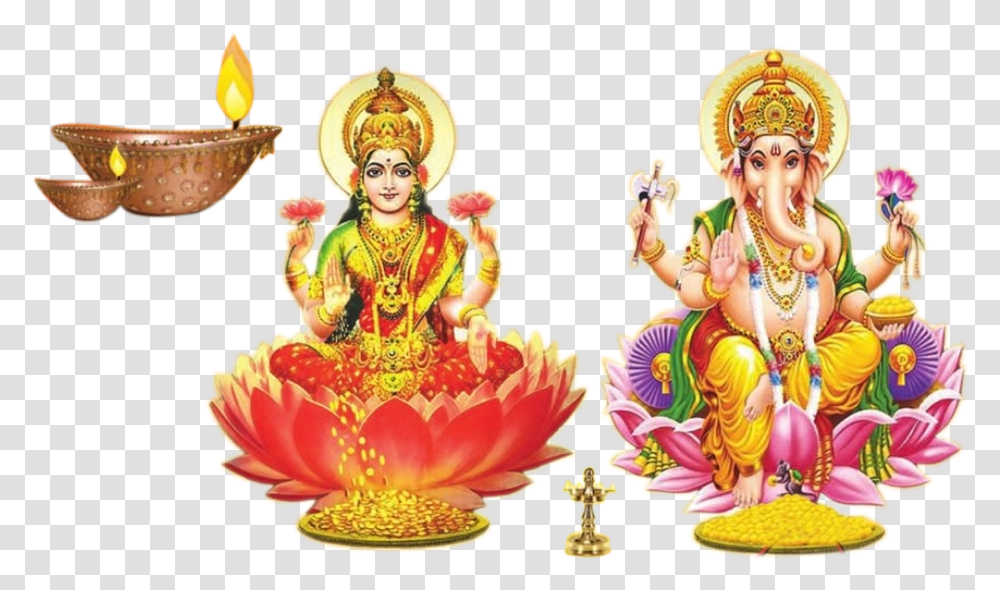 Laxmi And Ganesh, Diwali, Person, Crowd Transparent Png