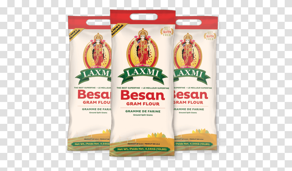 Laxmi Besan, Label, Bottle, Cosmetics Transparent Png
