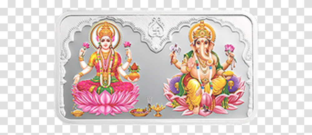 Laxmi Ganesh Laxmi And Ganesh, Label, Floral Design Transparent Png