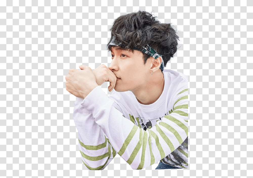 Lay Exo Download Exo Lay The War, Person, Face, Finger, Smelling Transparent Png