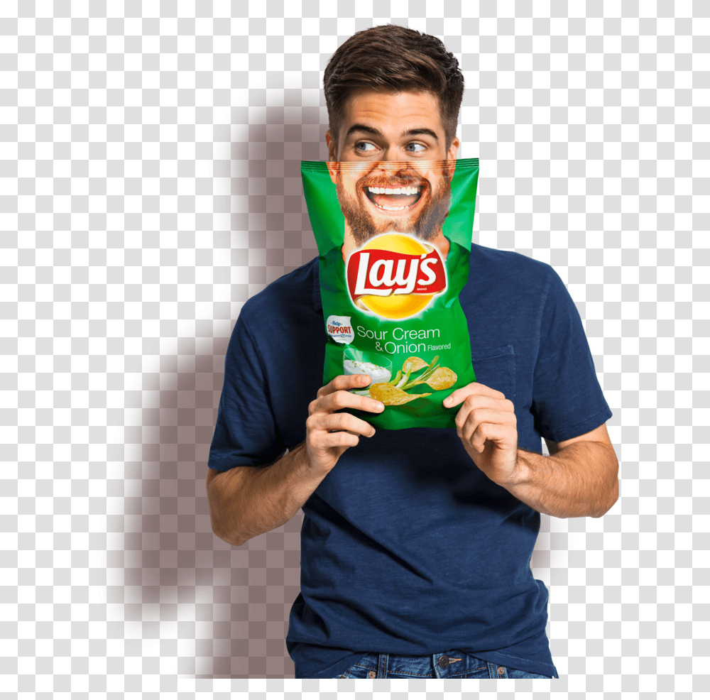 Lay Lays Smile, Person, Human, Food Transparent Png