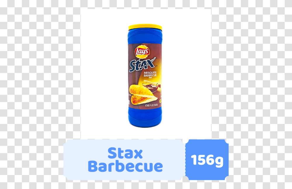 Lay's Stax Bbq 156gClass Junk Food, Bottle, Ketchup, Person, Syrup Transparent Png
