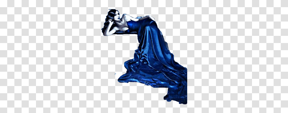 Layingdown Bluedress Girl Woman Female Lady Remixit Figurine, Performer, Person, Human, Dance Pose Transparent Png