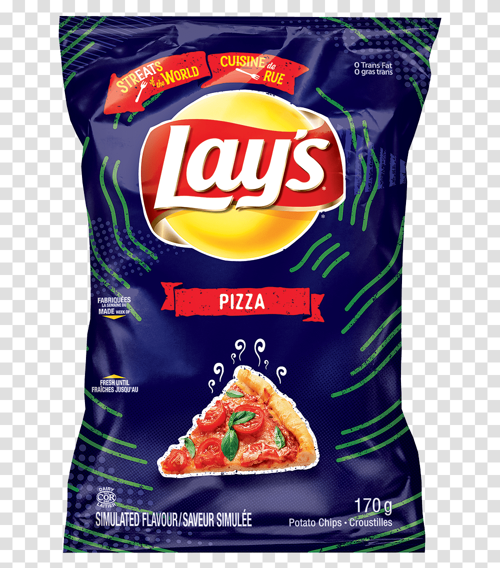 Layquots Pizza Flavour Potato Chips Pizza Lays Chips, Food, Sweets, Confectionery, Meal Transparent Png