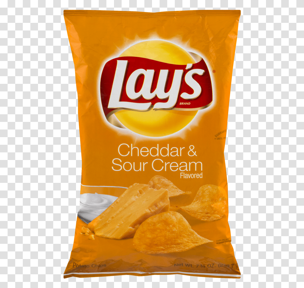 Lays Cheddar Sour Cream Chips, Food, Bread, Cracker, Snack Transparent Png