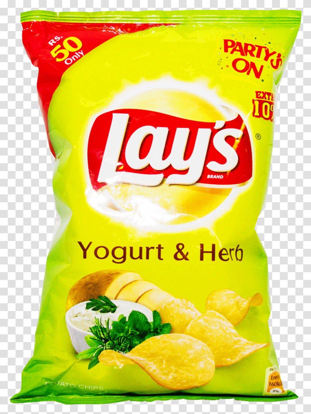 Lays Chips Yogurt Amp Herb 70 Gm Lays Chips, Food, Plant, Jar, Mayonnaise Transparent Png