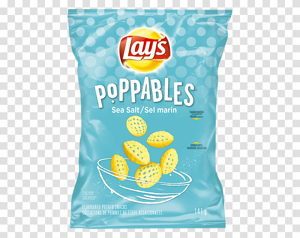 Lays Poppables Sea Salt Potato Snacks Lays Poppables Sea Salt, Food, Bottle Transparent Png