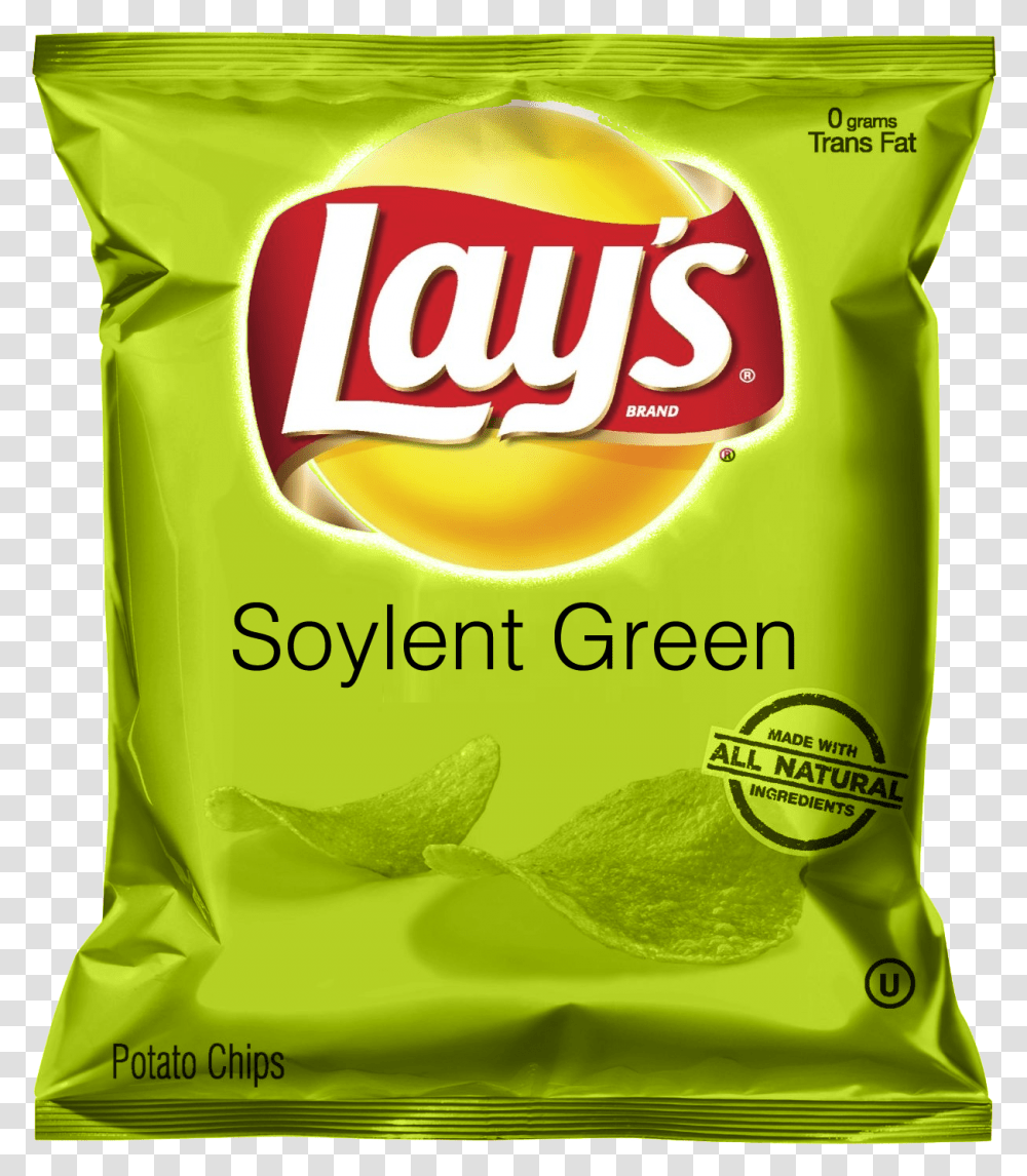 Lays Soylent Green Chips, Plant, Ketchup, Food, Jar Transparent Png