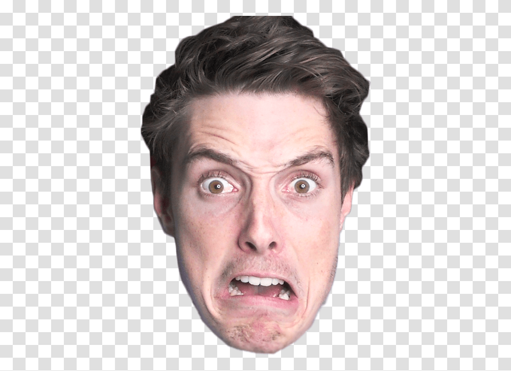 Lazarbeam Yeet, Head, Face, Person, Human Transparent Png