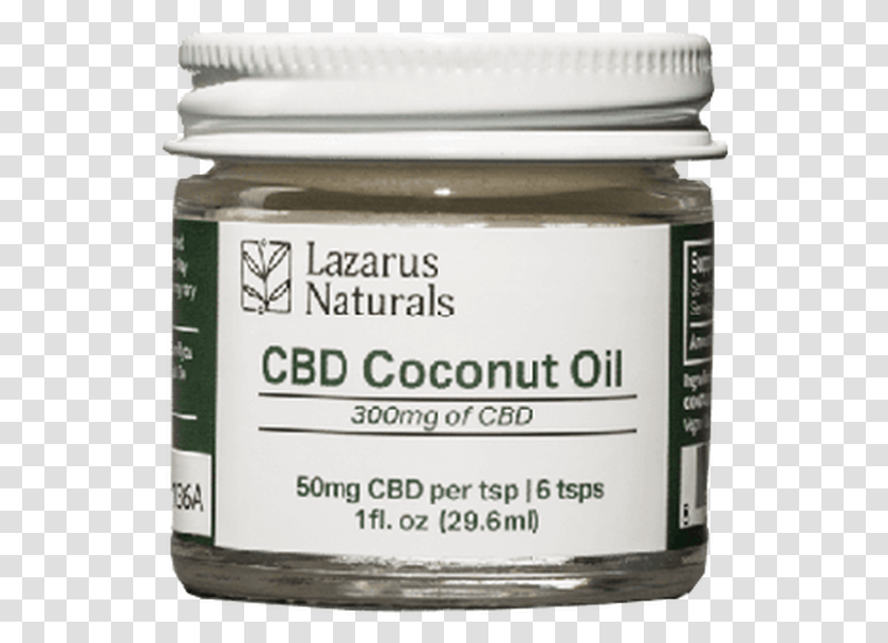 Lazarus Cbd Coconut Oil Art Paint, Jar, Plant, Bottle, Food Transparent Png