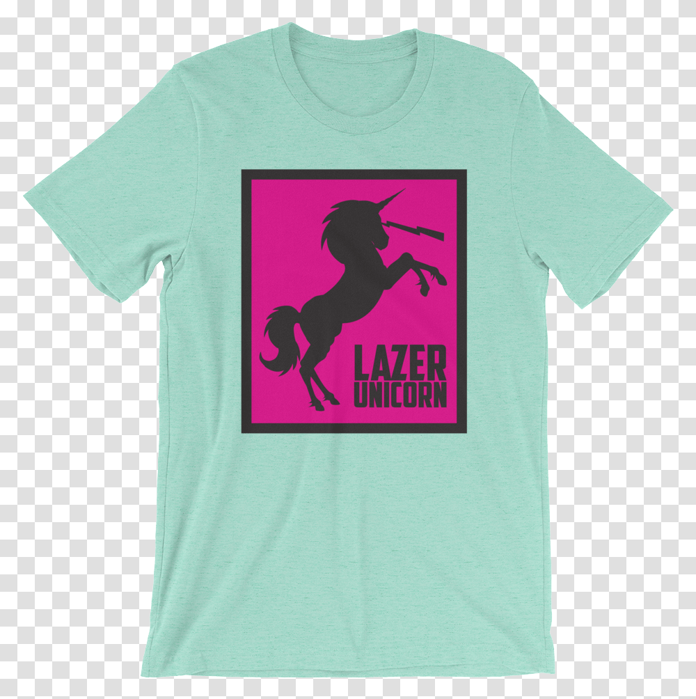 Lazer Unicorn Logo, Apparel, T-Shirt Transparent Png