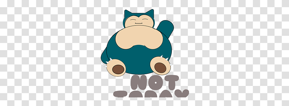 Laziness Projects Photos Videos Logos Illustrations And Snorlax Not Today, Outdoors, Nature, Animal, Plush Transparent Png