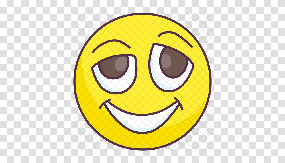Lazy Emoji Icon Happy, Symbol, Logo, Label, Text Transparent Png
