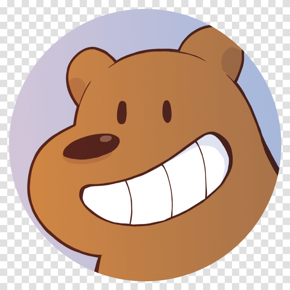 Lazy We Bare Bears Grizzly, Plush, Toy, Sweets, Food Transparent Png