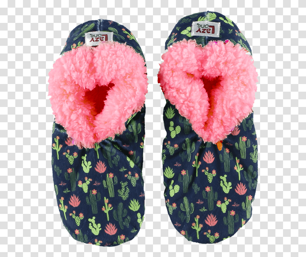 Lazyone Womens Cactus Fuzzy Feet Slipper Adult S, Apparel, Footwear, Flip-Flop Transparent Png