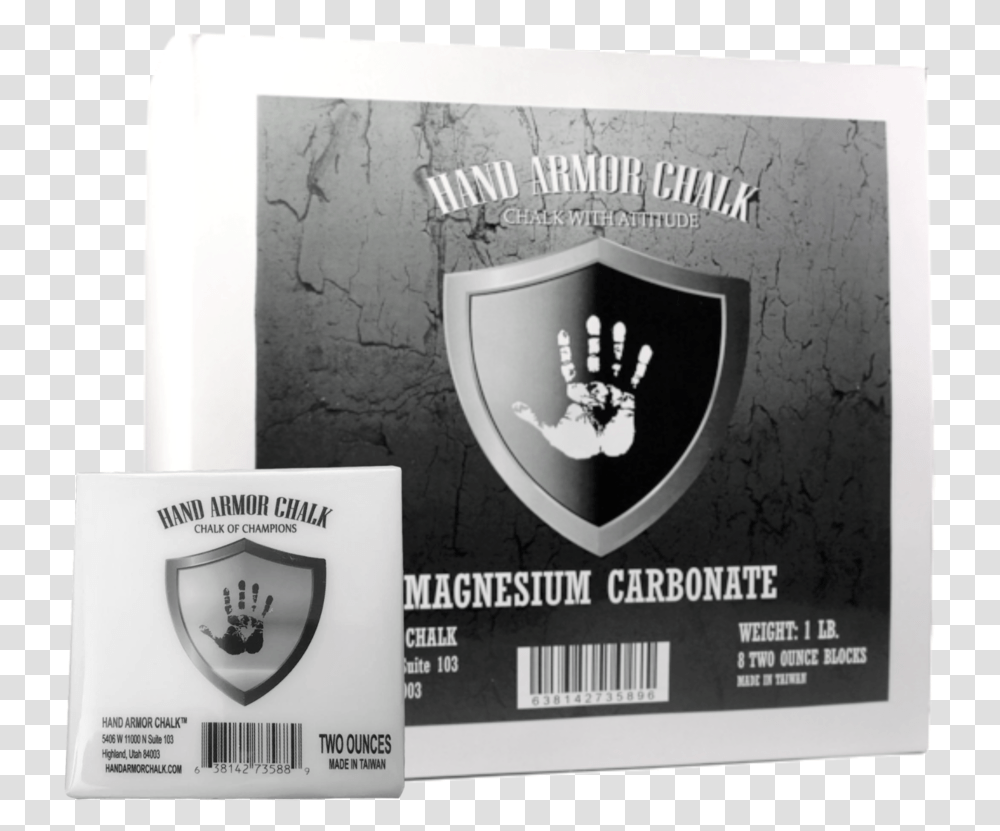 Lb Hand Armor Block Chalk Hand, Shield, Advertisement Transparent Png