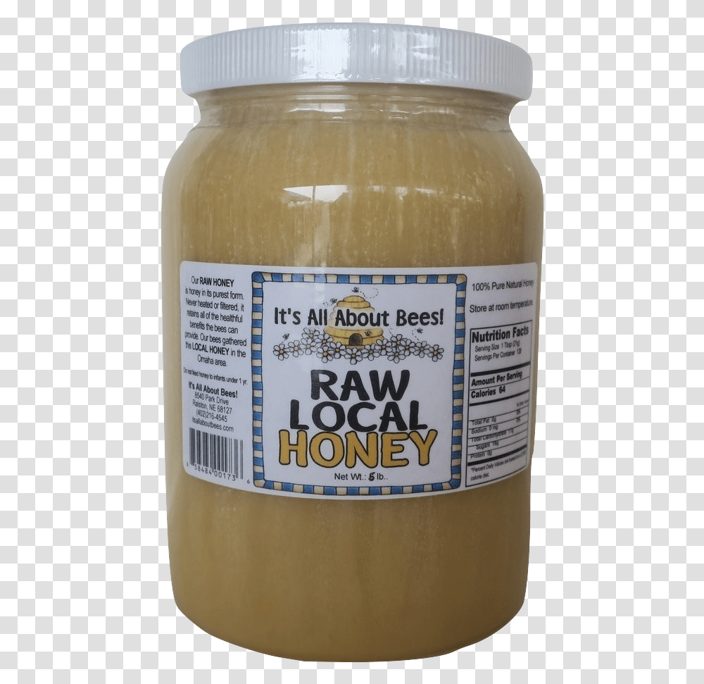 Lb Honey Jar Peanut Butter, Food, Mustard, Seasoning, Mayonnaise Transparent Png