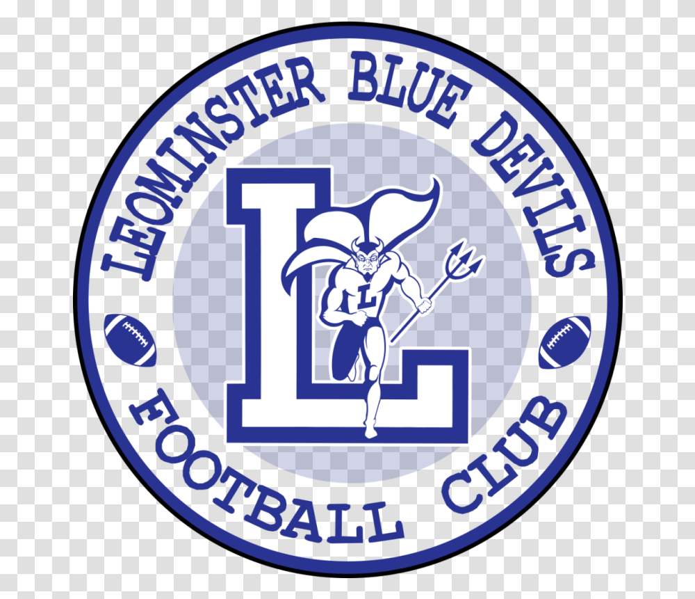 Lbdfc Leominster High Blue Devils Football Blue Devils Leominster High School, Label, Text, Logo, Symbol Transparent Png
