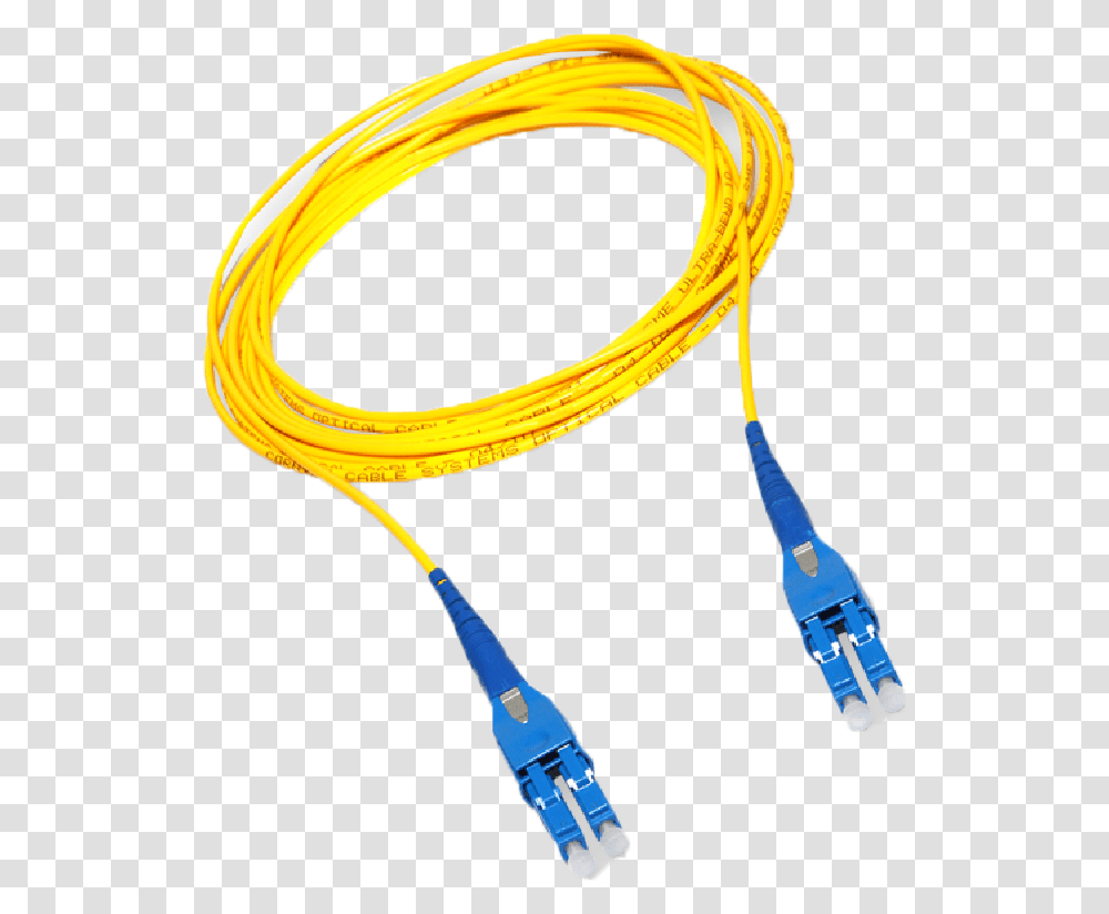 Lc Lc Multimode Yellow Jacket, Cable, Banana, Fruit, Plant Transparent Png