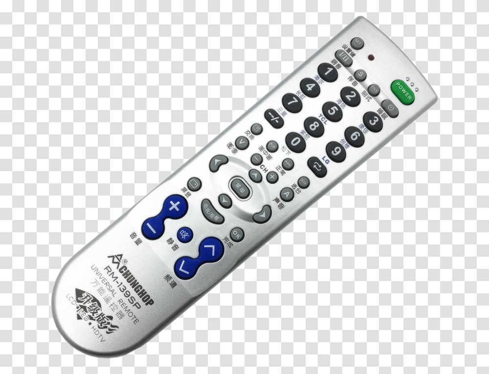Lcd Universal Tv Remote Control Universal Tcl Skyworth, Electronics Transparent Png