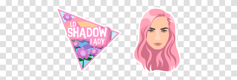 Ldshadowlady Cursor X Life Monecraft Logo, Label, Text, Person, Art Transparent Png