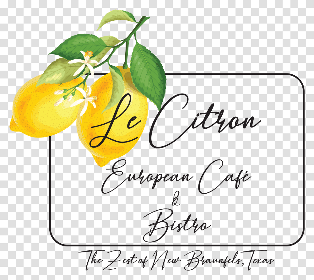 Le Citron European Cafe Amp Bistro Le Citron European Cafe Amp Bistro, Plant, Fruit, Food Transparent Png