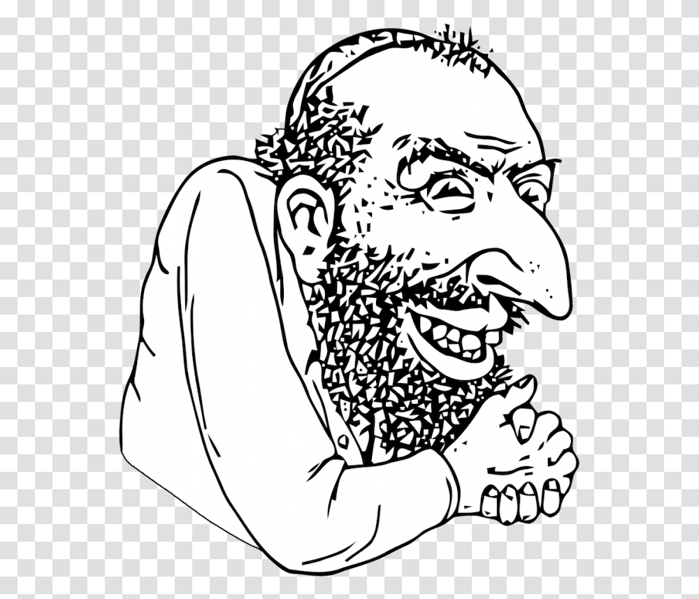 Le Happy Merchant Meme Archive Evil Jew, Person, Face, Drawing Transparent Png
