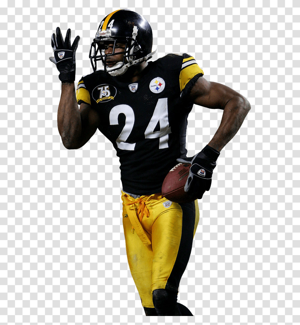 Le Veon Bell, Apparel, Helmet, Person Transparent Png