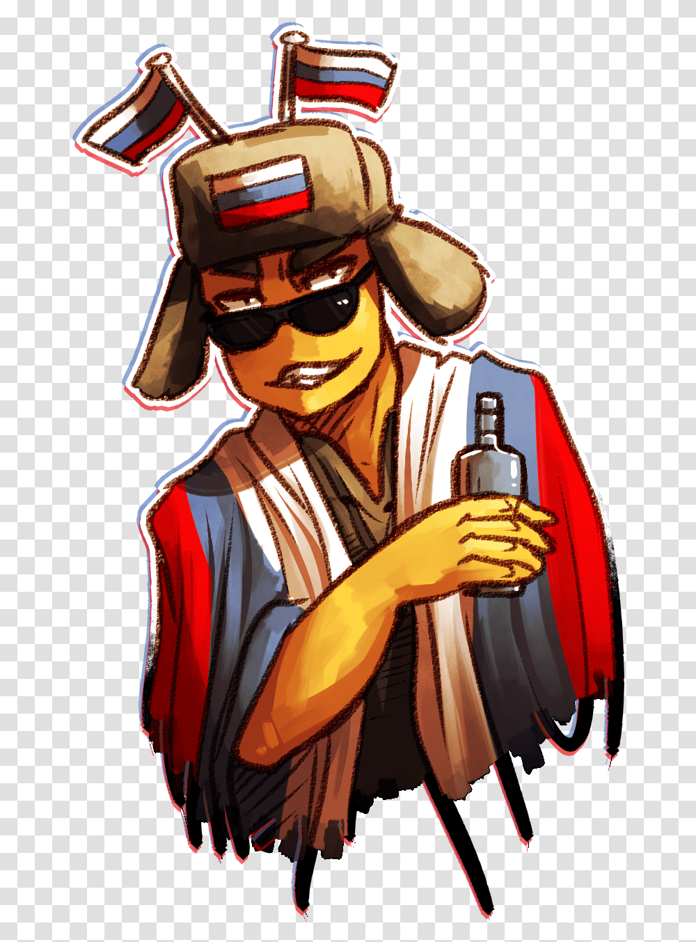 Le Vodkanation Meme Man Nfkrz Fanart, Sunglasses, Accessories, Accessory, Person Transparent Png