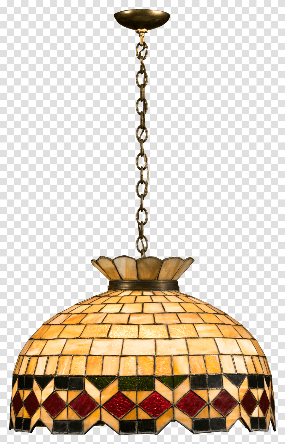 Leaded Glass Hanging Light Stained Glass Hanging Light, Lamp Transparent Png