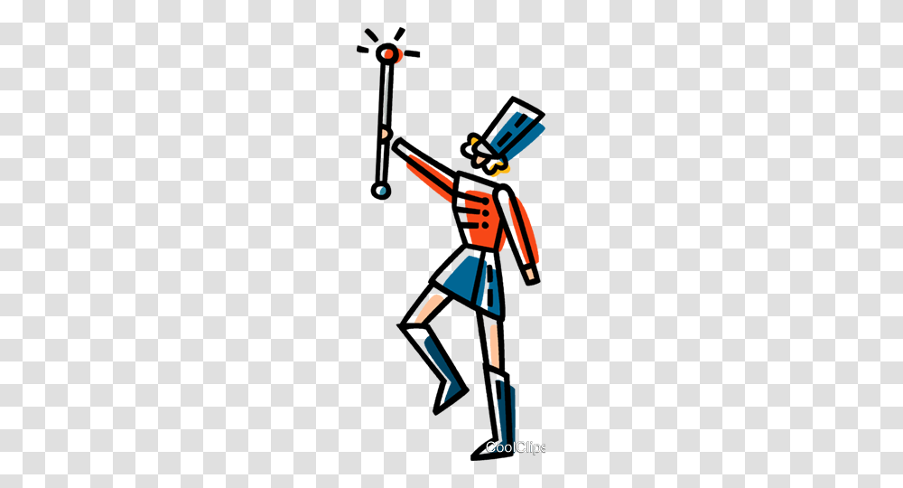 Leader Of A Marching Band Royalty Free Vector Clip Art, Drawing, Utility Pole, Leisure Activities, Face Transparent Png
