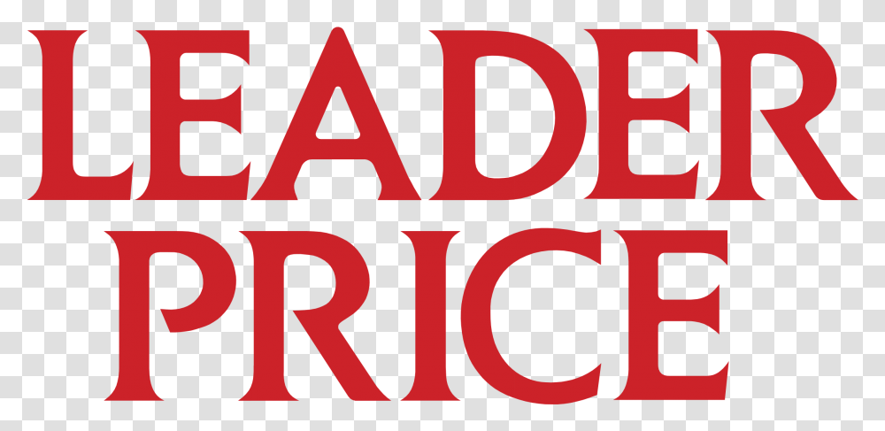 Leader Price Logo Illustration, Word, Alphabet, Number Transparent Png