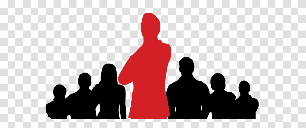 Leader Silhouette Image, Person, Standing, People, Hand Transparent Png
