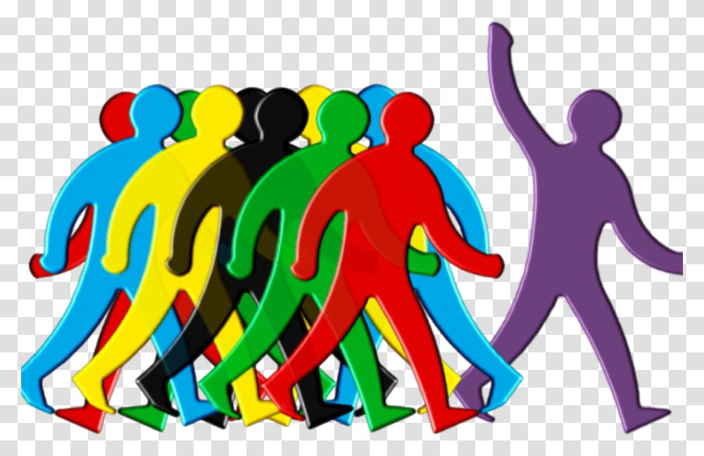 Leadership And Motivation Clipart Leadership Clipart, Crowd, Modern Art, Pattern Transparent Png