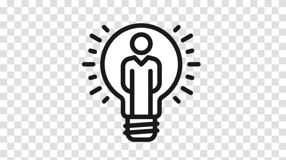 Leadership Think Change Consulting, Light, Lightbulb, Stencil Transparent Png
