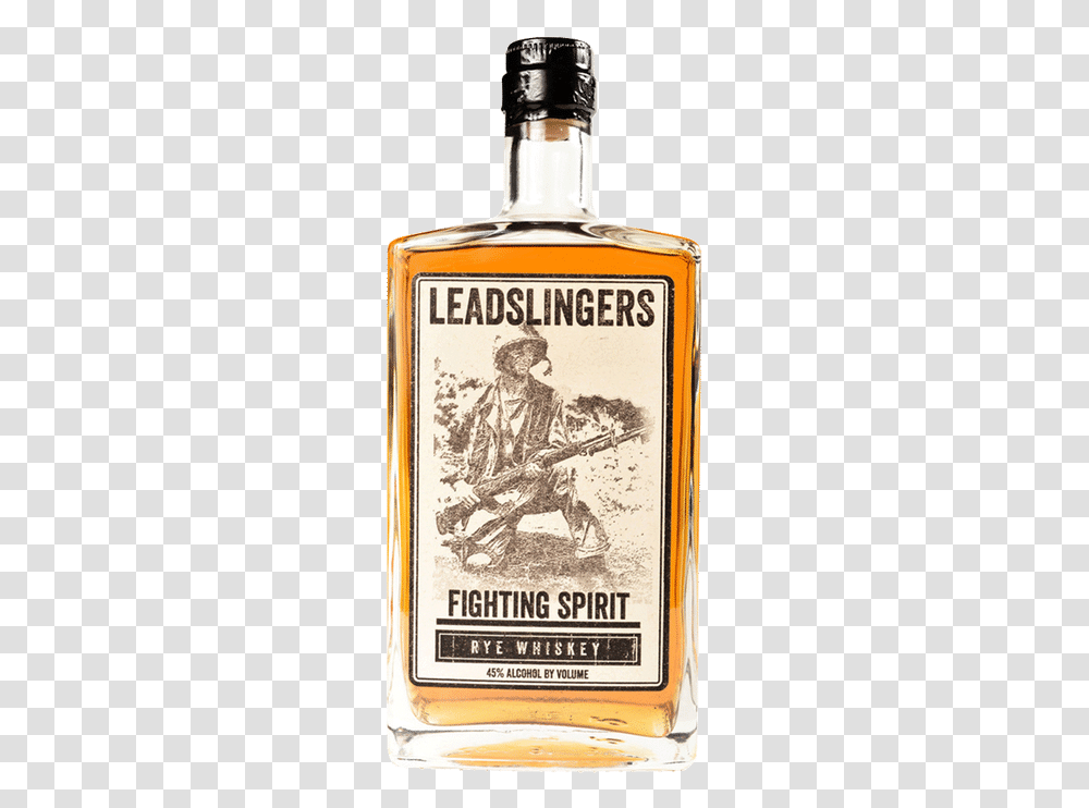 Leadslingers Fighting Spirit Rye Whiskey, Liquor, Alcohol, Beverage, Drink Transparent Png